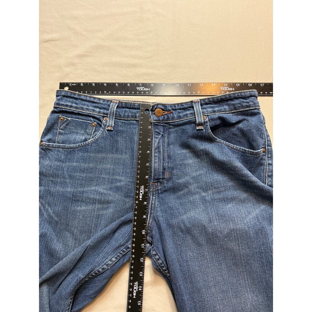 Womens Levi Strauss Signature Mid Rise Bootcut Jeans 12 Short‎ Stretch - Picture 3 of 6